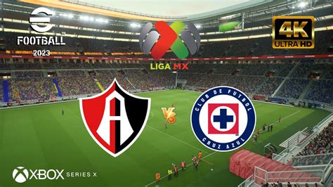 eFootball 2023 Atlas Fútbol Club vs Cruz Azul Liga MX NEXT GEN