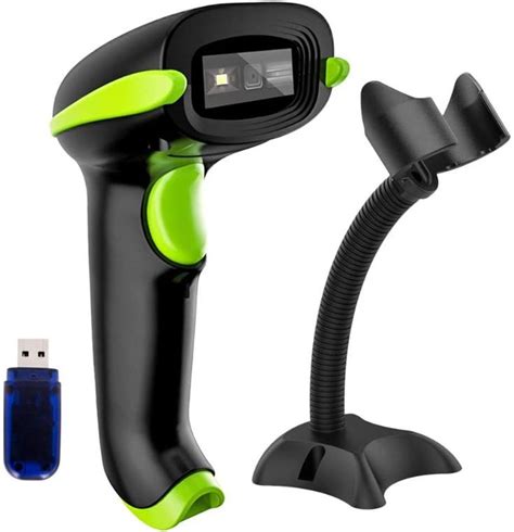 Nadamoo D Wireless Barcode Scanner With Stand Compatible With