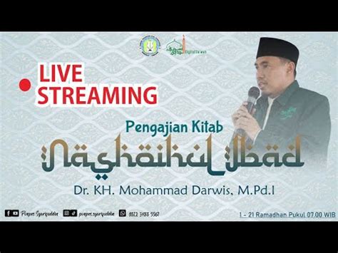 Live Kajian Kitab Ramadhan Nashoihul Ibad YouTube