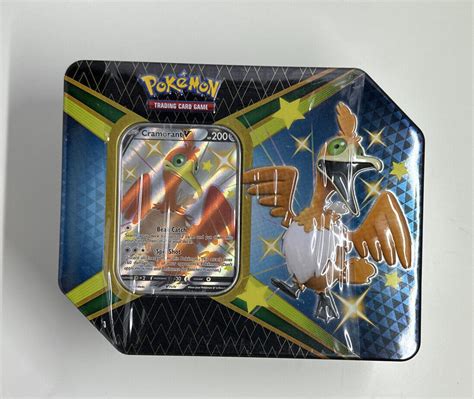 Pokemon TCG Shining Fates Tin Factory Sealed Cramorant 820650809507 EBay