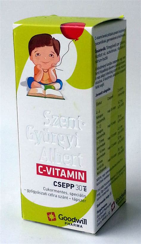 Szent Gy Rgyi C Vitamin Cseppek Ml