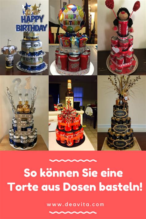 Torte Aus Dosen Basteln Viele Lustige Ideen F R Geschenke F R M Nner