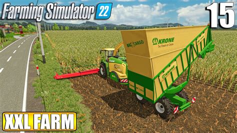 Maize Silage Harvest And Load With Krone Big X The Xxl Farm 15 Farming Simulator 22 Youtube