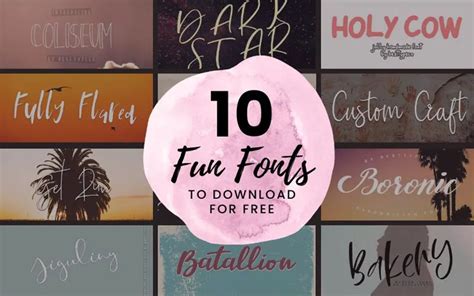 Fun Fonts To Download For Free