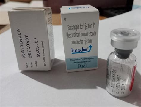 Allopathic Headon Iu Somatropin Iu For Hospital Box