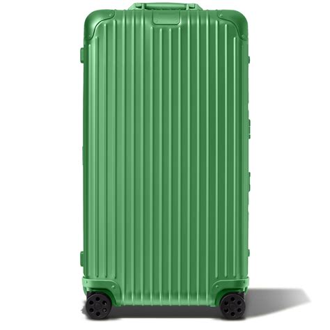 Original Trunk Plus Aluminium Suitcase Emerald Green Rimowa