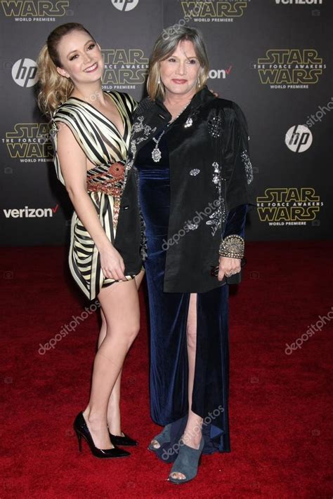 Billie Lourd, Carrie Fisher – Stock Editorial Photo © Jean_Nelson #93206536