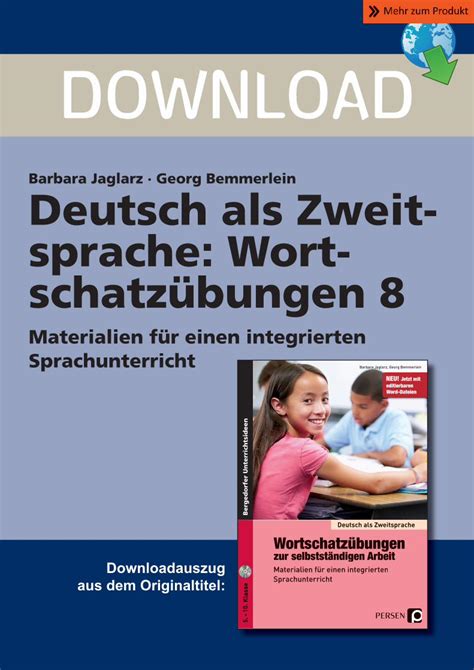 Pdf Deutsch Als Zweit Sprache Wort Schatz Bungen Wie Viel