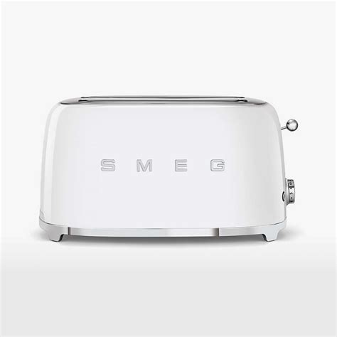 Smeg White 4-Slice Toaster + Reviews | Crate & Barrel