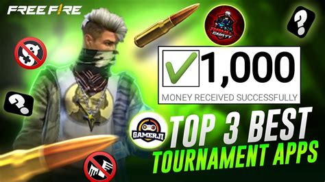 Top Best Tournament Apps For Free Fire And Bgmi Free Fire