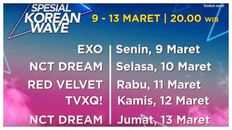 Jadwal Acara Tv Besok Kamis Maret Spesial Korean Wave Tvxq