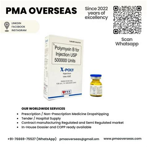 Polymyxin B Sulfate Injection At 2700 Vial Poly Rx In Nagpur ID