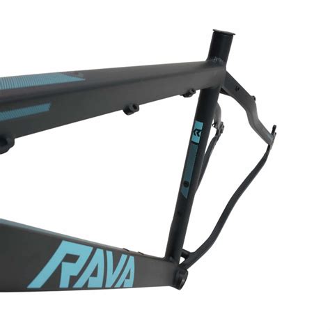 Quadro De Bicicleta Aro 29 Rava Pressure L 19 Preto Azul