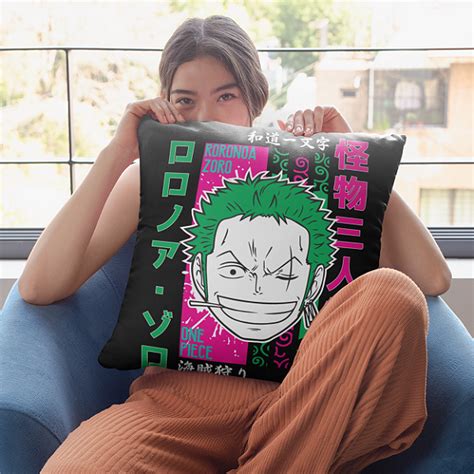 Almofada Personalizada One Piece Zoro Nave Dando Vida Aos Seus