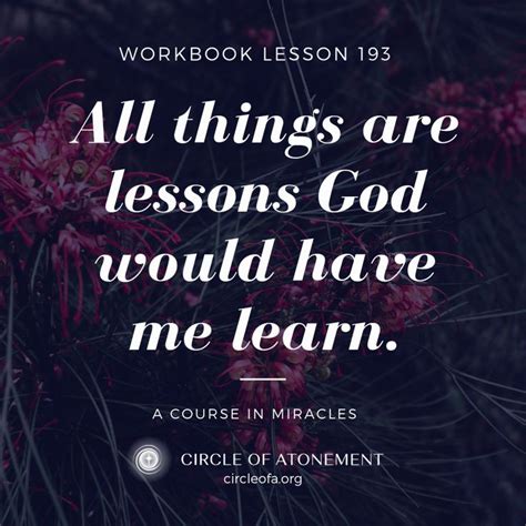 Workbook Lesson Ce Edition A Course In Miracles Course In