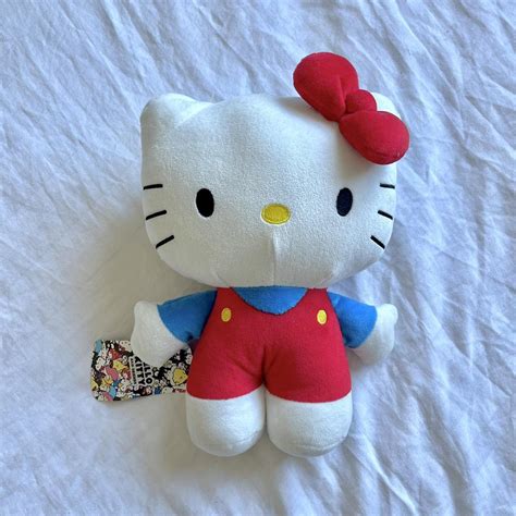 original classic sanrio hello kitty plushie -... - Depop