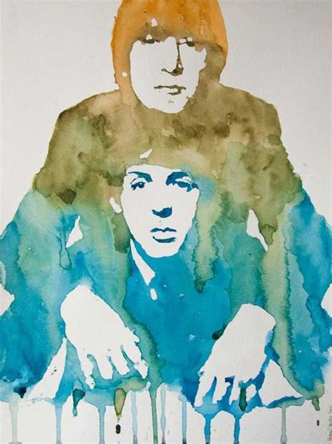 Paul Mccartney Painting Of John Lennon At Explore