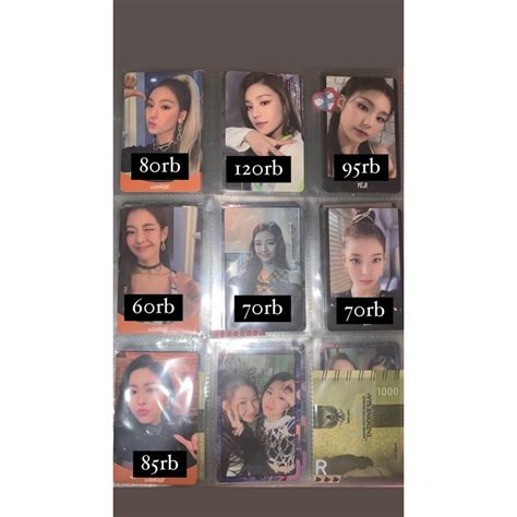 Jual Itzy Wannabe Photocard Official Yeji Ryujin Lia Border Hitam Sign