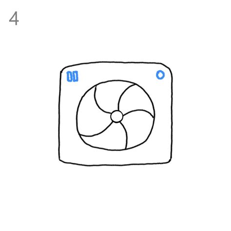 How to Draw an Electric Fan - Step by Step Easy Drawing Guides ...