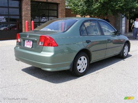 2004 Galapagos Green Honda Civic Value Package Sedan 34446825 Photo 3