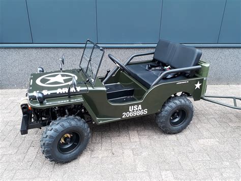 Willys Mini Jeeps 150cc Full Options Geveerd Bestellen Bij Jdkmotorennl