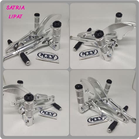 Jual STEP UNDERBONE SATRIA FU FOOTSTEP LIPAT SATRIA SILVER EDITION