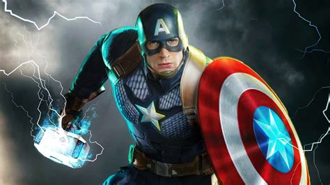 Download Chris Evans As Captain America In The Epic Finale Of Marvels