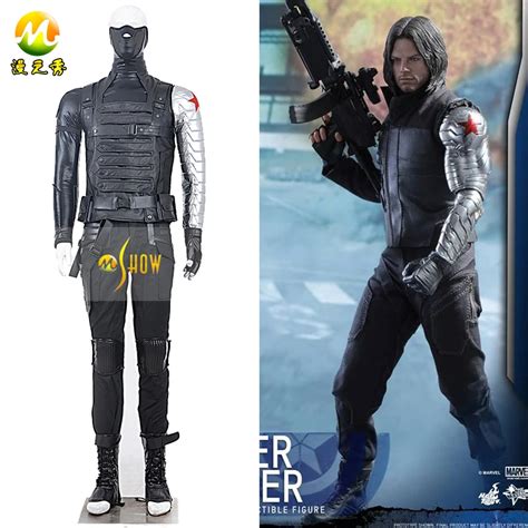 Captain America 2 Costumes The Winter Soldier Cosplay James Buchanan