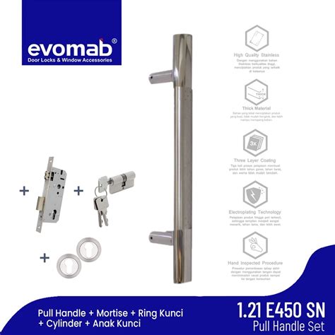 Evomab Pull Handle Handle Tarik Pintu Kupu Tarung Minimalis