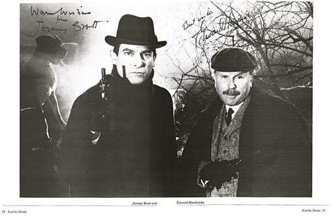 Jeremy Brett & Edward Hardwicke | Sherlock holmes, Jeremy brett, Sherlock