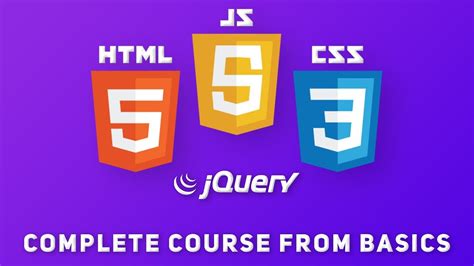 Complete Html Css Bootstrap Javascript And Jquery Course Youtube