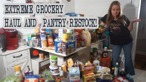 EXTREME GROCERY HAUL PANTRY RESTOCK WALMART ALDI AND SAMS HAUL