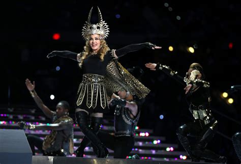 Madonna Performs At The Super Bowl In 2012 The Best Super Bowl