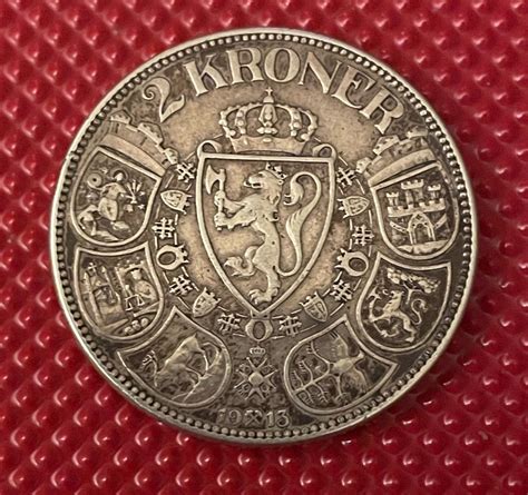 Norvège Haakon VII 1905 1957 2 Kroner 1913 Catawiki