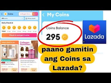 PAANO GAMITIN ANG COINS SA LAZADA HOW TO USE COINS ON LAZADA APPS