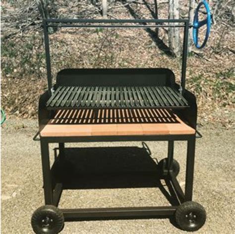 Usa Made 48 Argentine Wood Fired Parrilla Asado Grill Full Sized