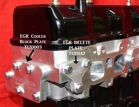 EGR Cooler Block Plate (Back of head) 20R, 22R & 22RE - Yota1 ...