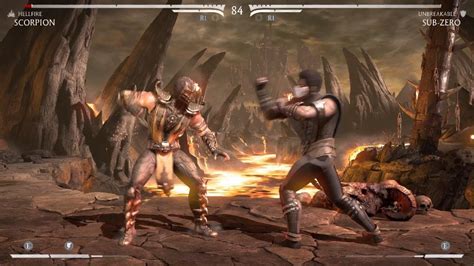 Mortal Kombat Xl Hellfire Scorpion Vs Unbreakable Revenant Sub Zero