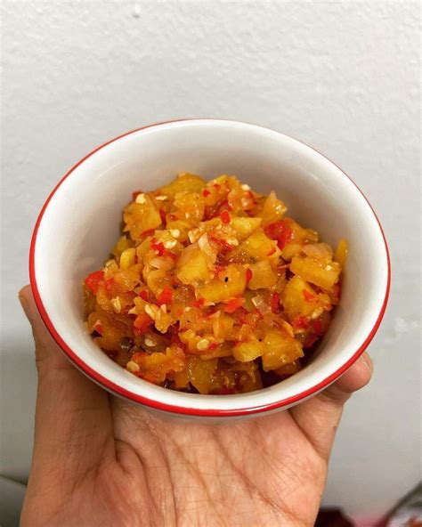 Resep Sambal Nanas Yang Pedas Dan Menyegarkan