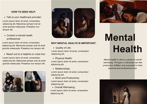 Free Mental Health Brochure Templates To Edit And Print Canva