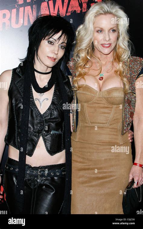 Joan Jett and Cherie Currie Los Angeles Premiere of 'The Runaways' held ...