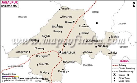 Jabalpur Railway Map