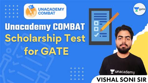 Scholarship Test For GATE Unacademy COMBAT Vishal Soni YouTube