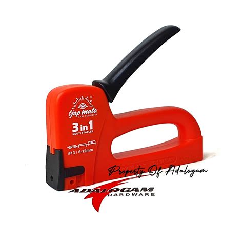 Jual TJAP MATA Stapler Tembak Hekter Kayu Kertas Kabel Staples Gun