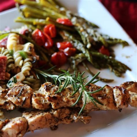 The Best Rosemary Ranch Chicken Kabob