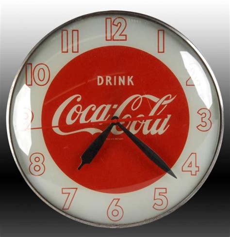 Coca Cola Pam Electric Light Up Clock Auctions Price Archive