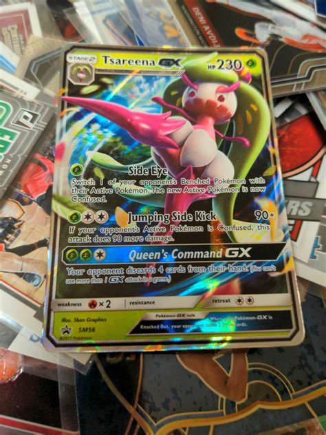 Mavin Tsareena Gx Sm56 Sun And Moon Promo Pokemon Card Nm