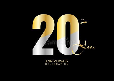 Number Logo Vector Illustration Years Anniversary Celebration