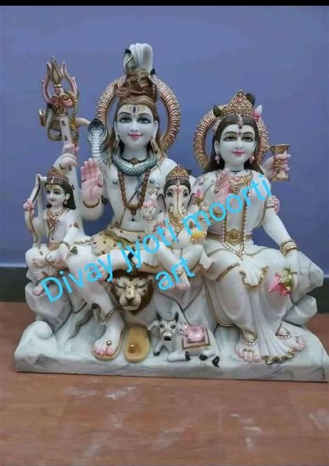 Hindu White Marble Shiv Parivar Statue For Worship At Rs 25000 In Jaipur