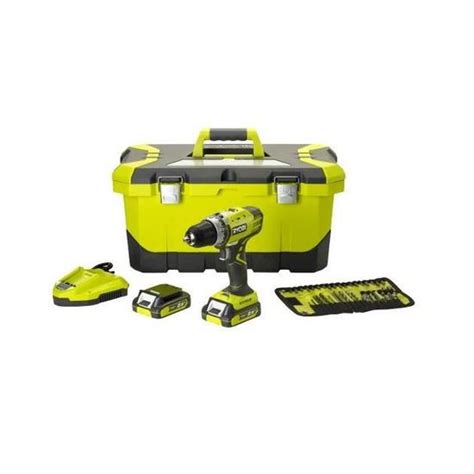 Ryobi Perceuse Visseuse Batterie V Ah Li Ion R Dde Ll T